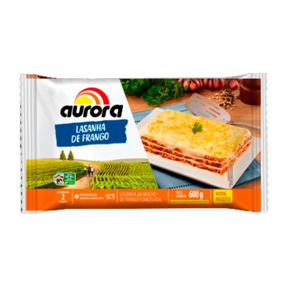 Lasanha de Frango Aurora 600G - Supermercado Nagumo - Compre Online em  Taubaté/SP