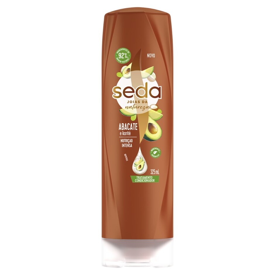 Shampoo Seda Recarga Natural Bomba de Nutrição Frasco 325ml