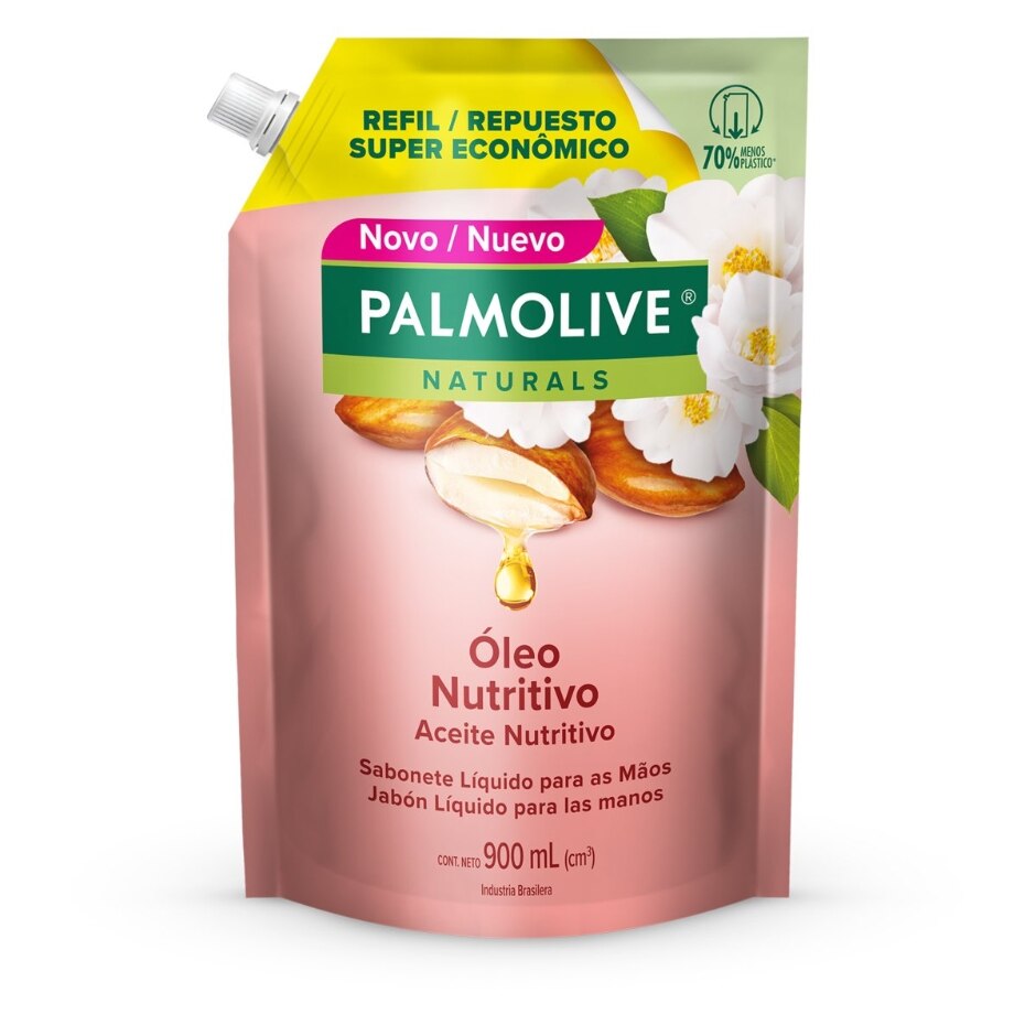 Palmolive Sabonete Líquido Naturals Óleo Nutritivo Branco 250 Ml