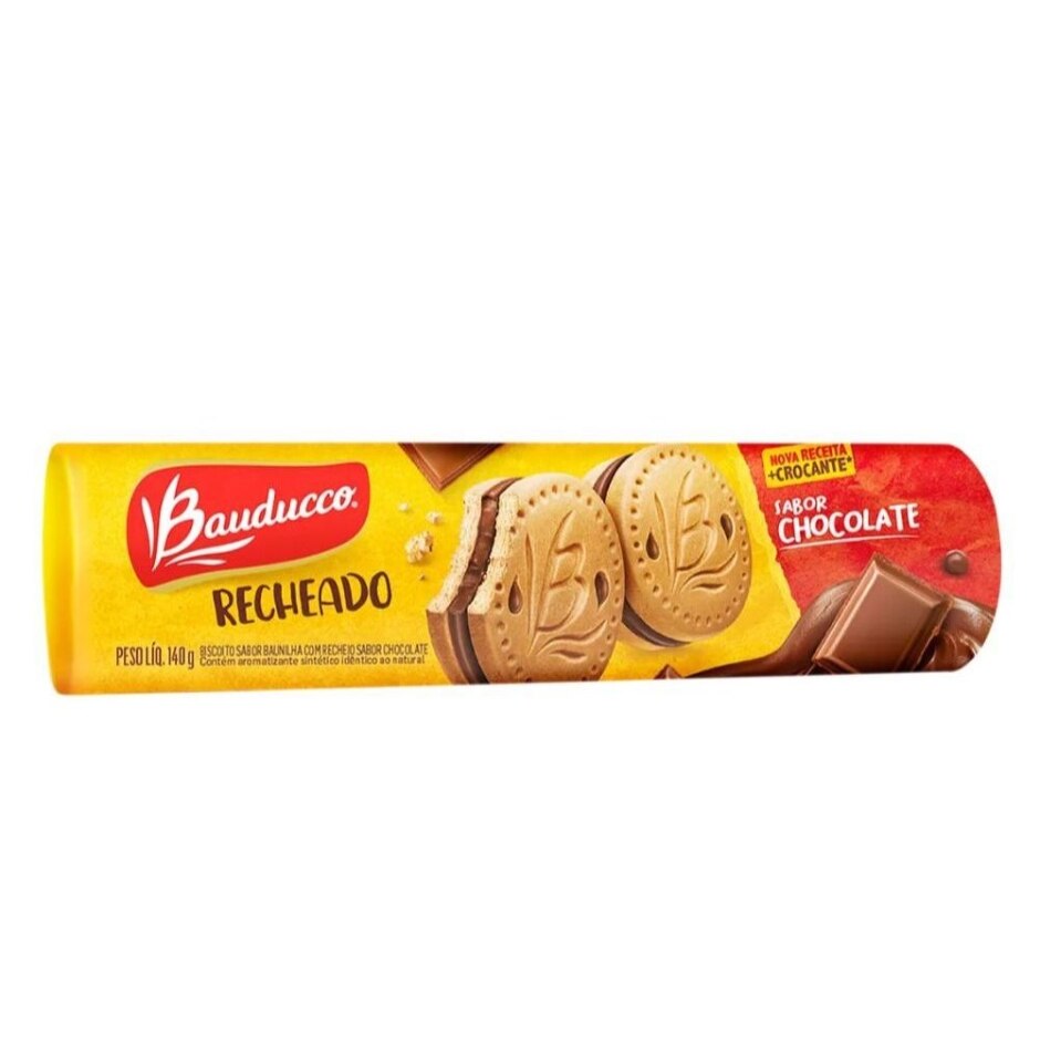 Biscoito Recheadinho Bauducco Chocolate 104G